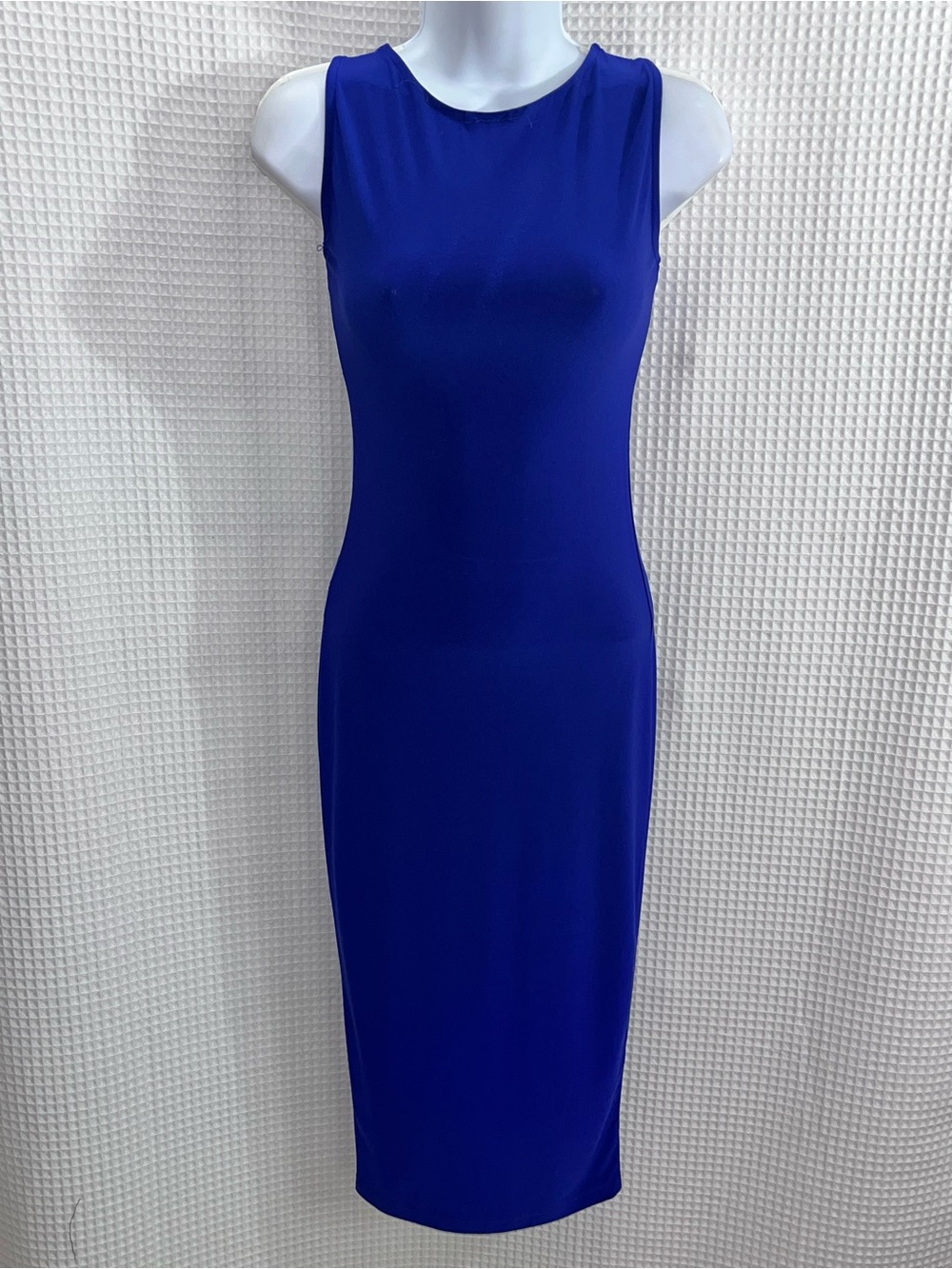 Windsor Sleeveless Cobalt Midi Sheath Dress size medium